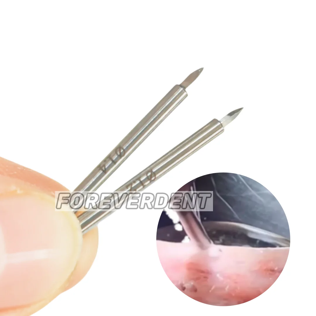 5pcs Dental Nutrient Drill Implant Nourishing Bone Increment Nutrient Hole Drill Promote Bone Formation ∅1.2mm/1.4mm