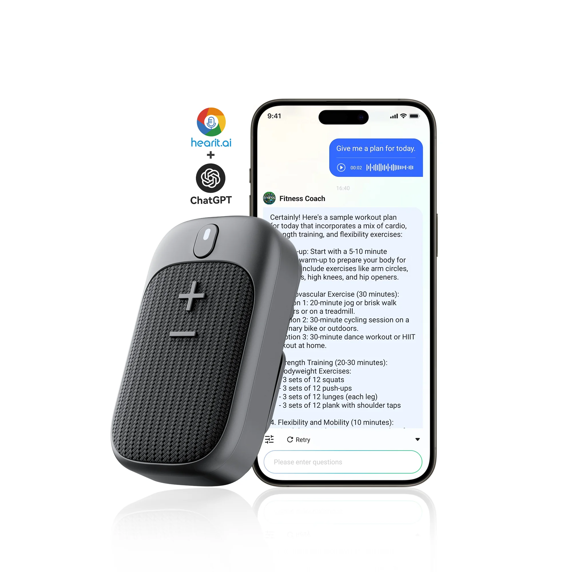 Device ChatGPT Integration Gadget Language Understanding AI Gadget Voice Responsive System Bluetooth Microphone Speakers