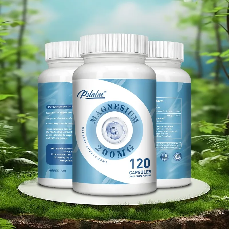 

Magnesium - Supports Cardiovascular Health, Balances Blood Sugar, Relieves Stress and Anxiety