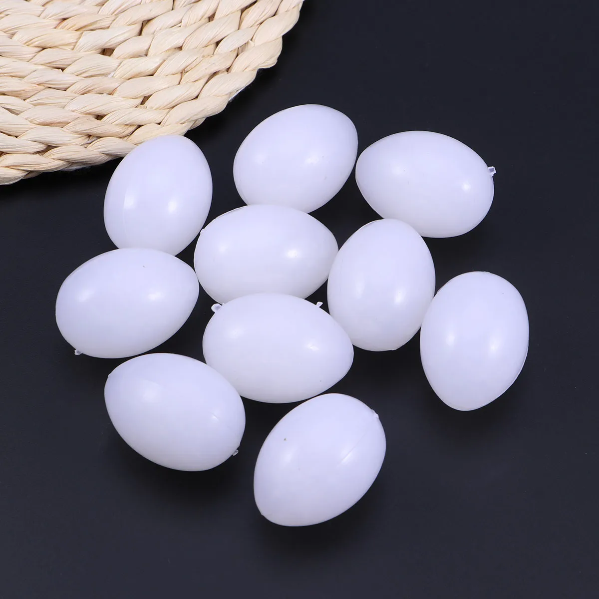 10pcs 가짜 비둘기 계란 실물 같은 디자인 안전 비 독성 제어 품질 생산 증가 홈 스토어 장식 부드러운