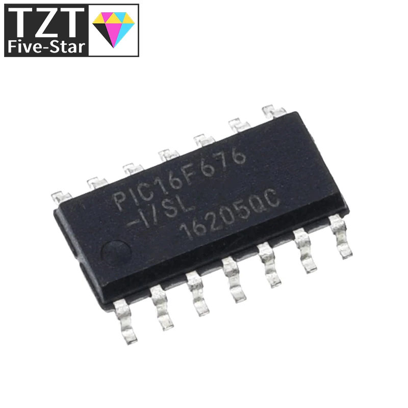 3/10 قطعة PIC16F676-I/SL PIC16F676