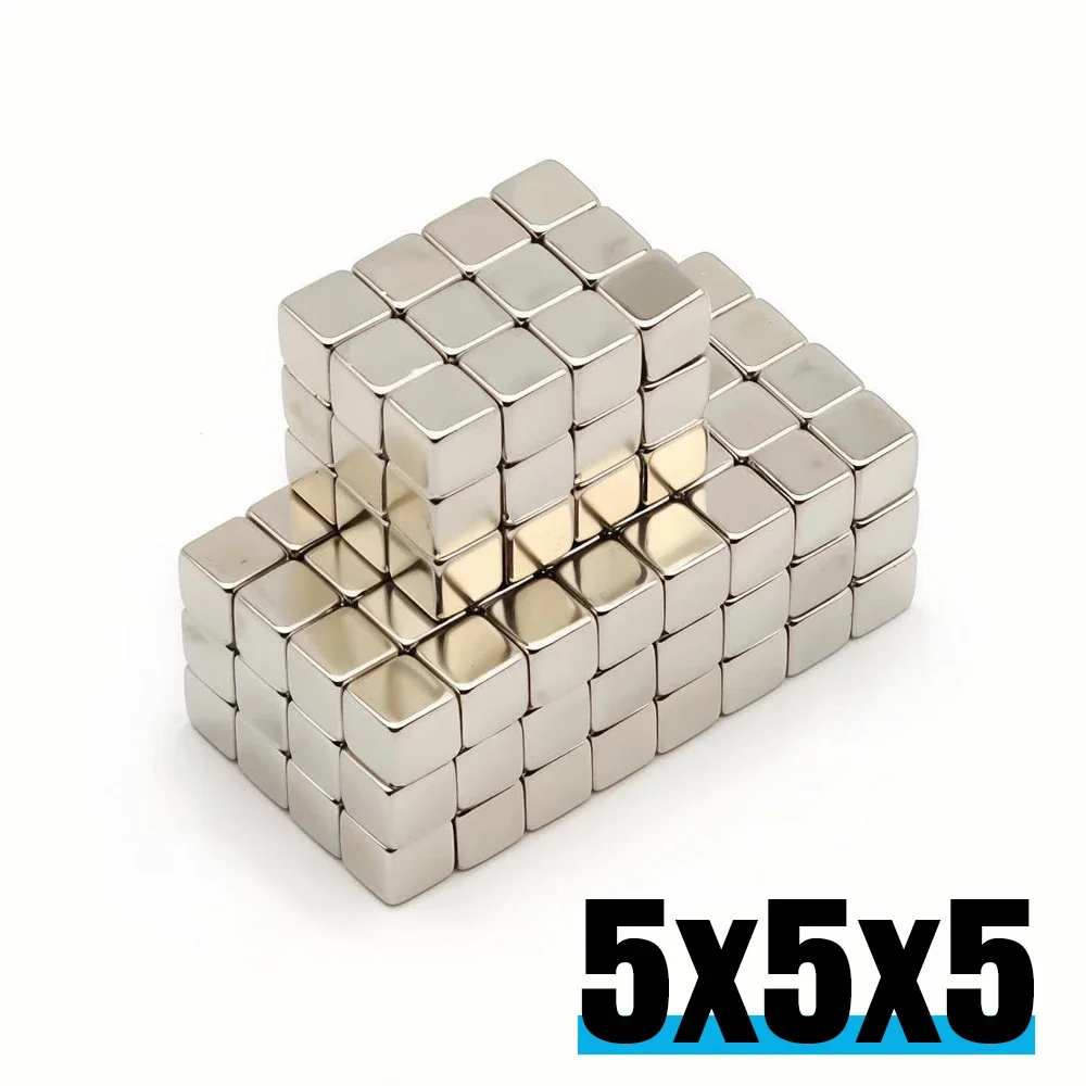 

5x5x5mm N35 Super Strong block Neodymium Magnet Powerful Refrigerator Magnets NdFeB Permanent Magnetic imanes