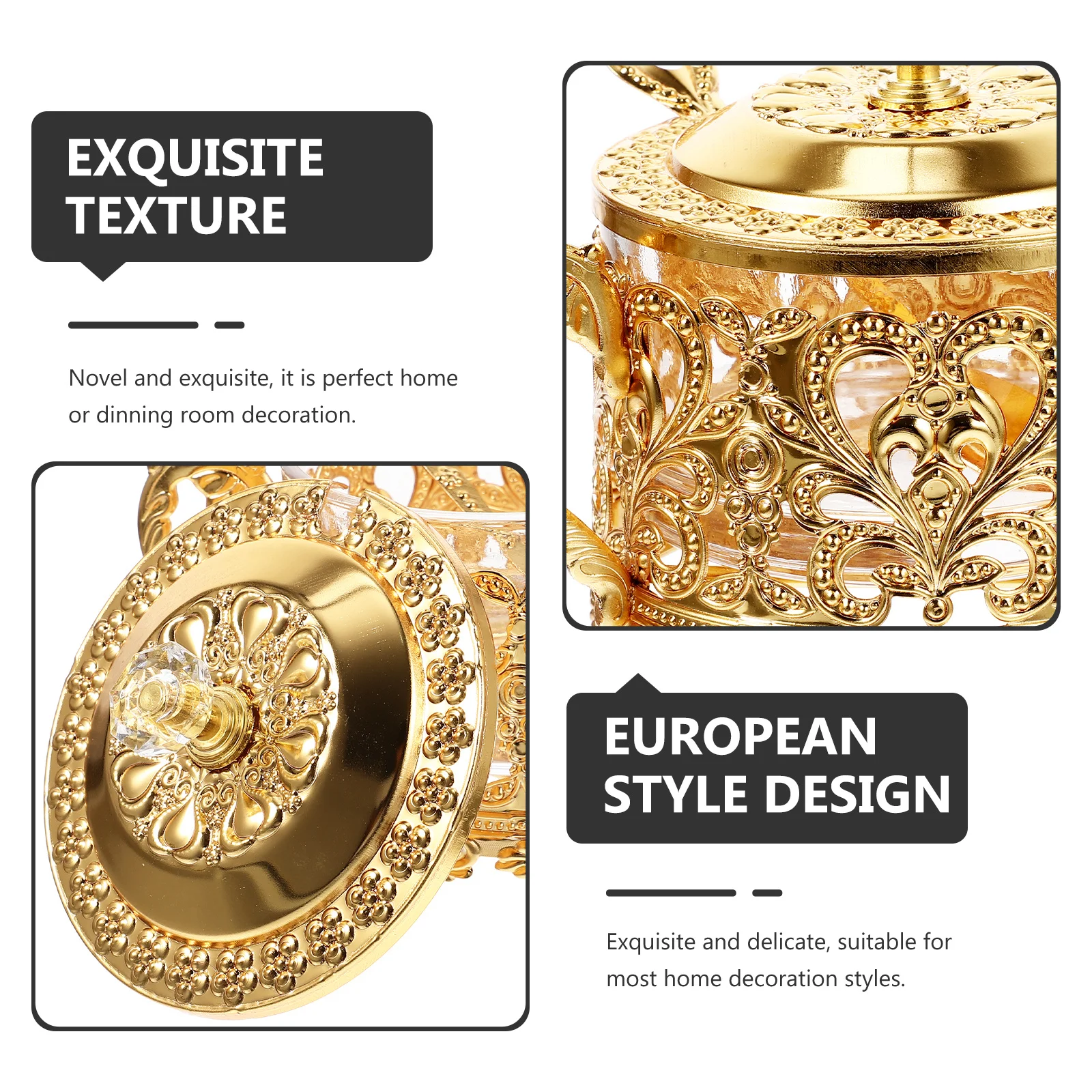 

Household Iron Spice Jar Vintage Condiment Container European Seasoning Storage Jar for Salt Sugar Coffee Beans Decorative