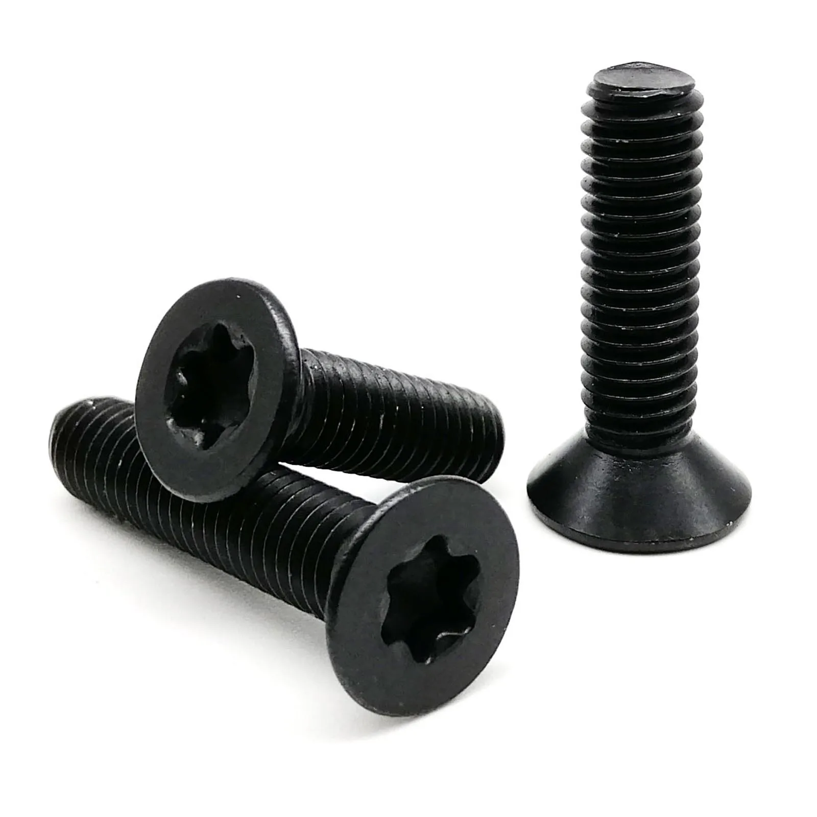 High Quality M2 M2.5 M3 M4 M5 M6 M8 Black A2 304 Stainless Steel  Six-Lobe Torx Head Flat Countersunk Bolt Screw