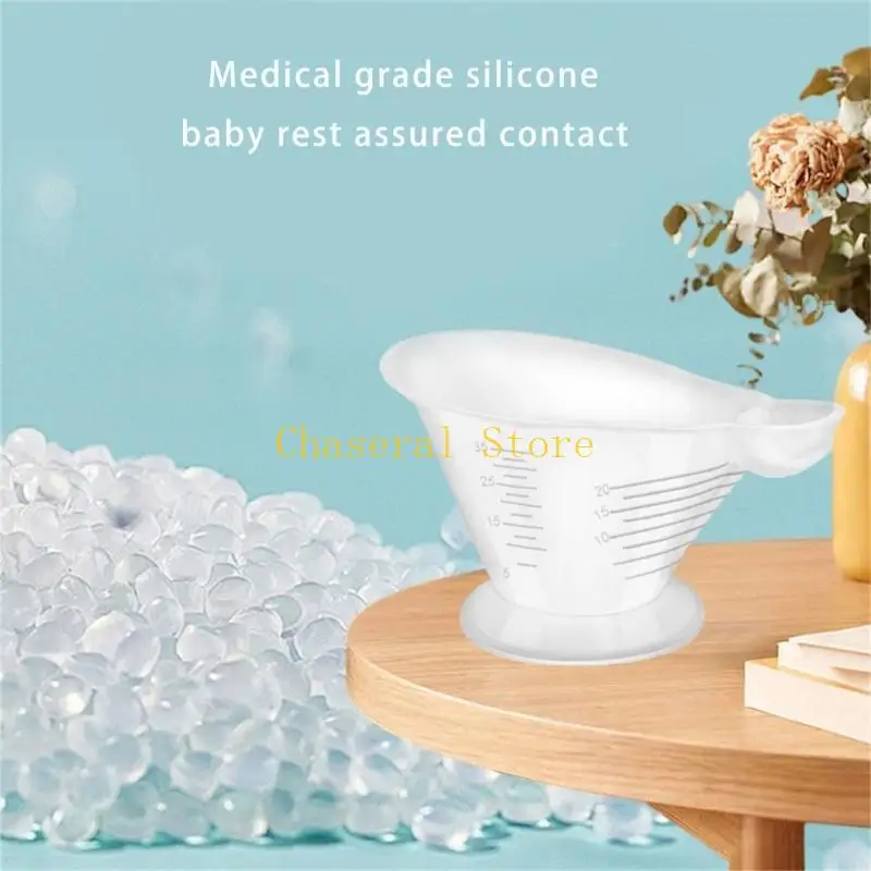 E7CE Infant Feeding Cup Reuseable Baby Cup Feeder 35ml Capacity Fit Newborn Stomach Size for Supplementary Feeding