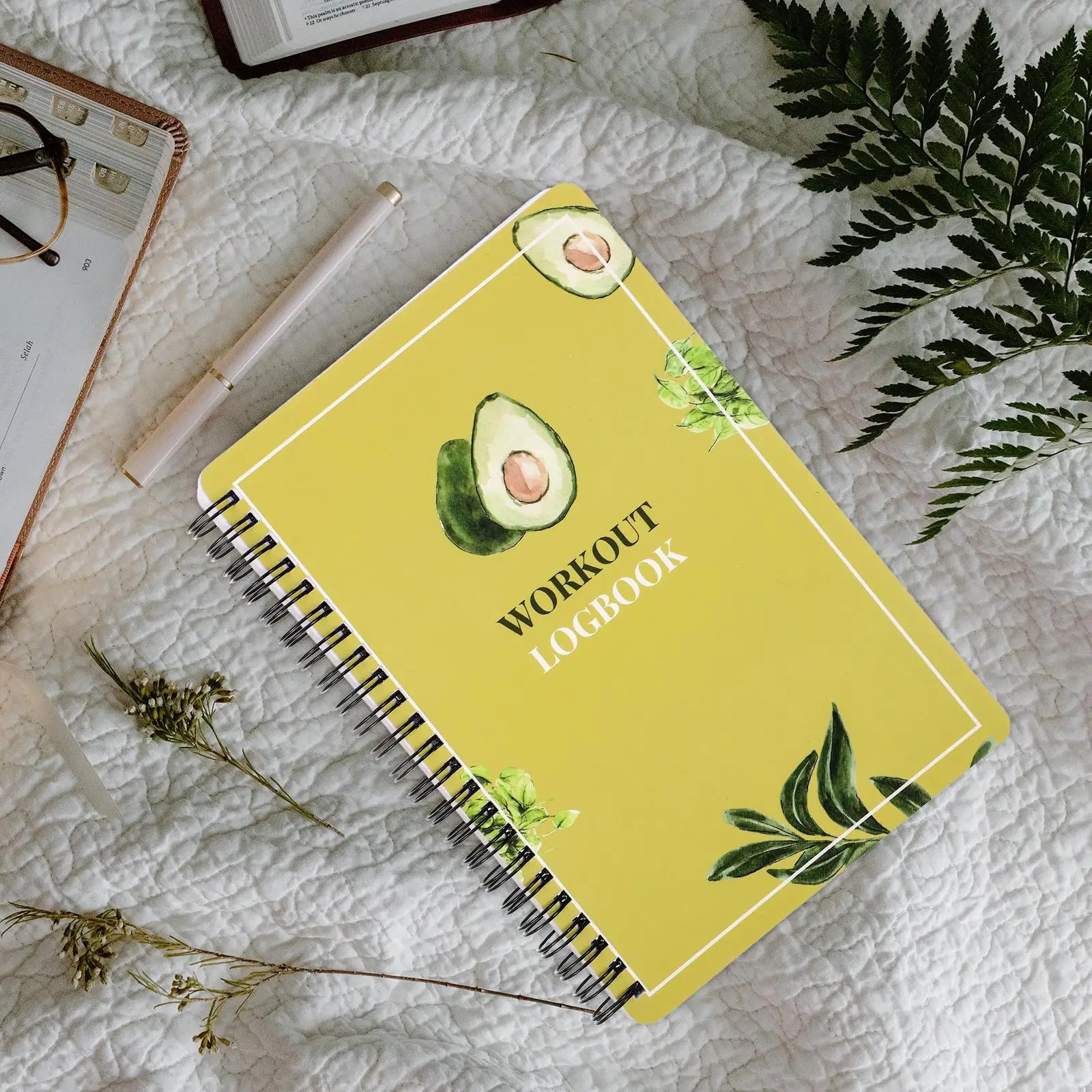Workout Notebook Fitness Journal for Women Men Exercise Planner Gym Log Books Paper Diary Tracking Health Goal Routine