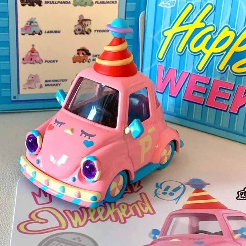 Happy Weekend Serie Box Actie Speelgoed Verjaardag Kid Cadeau Schattige Speelgoeddoos Anime Model Speelgoed Cadeau