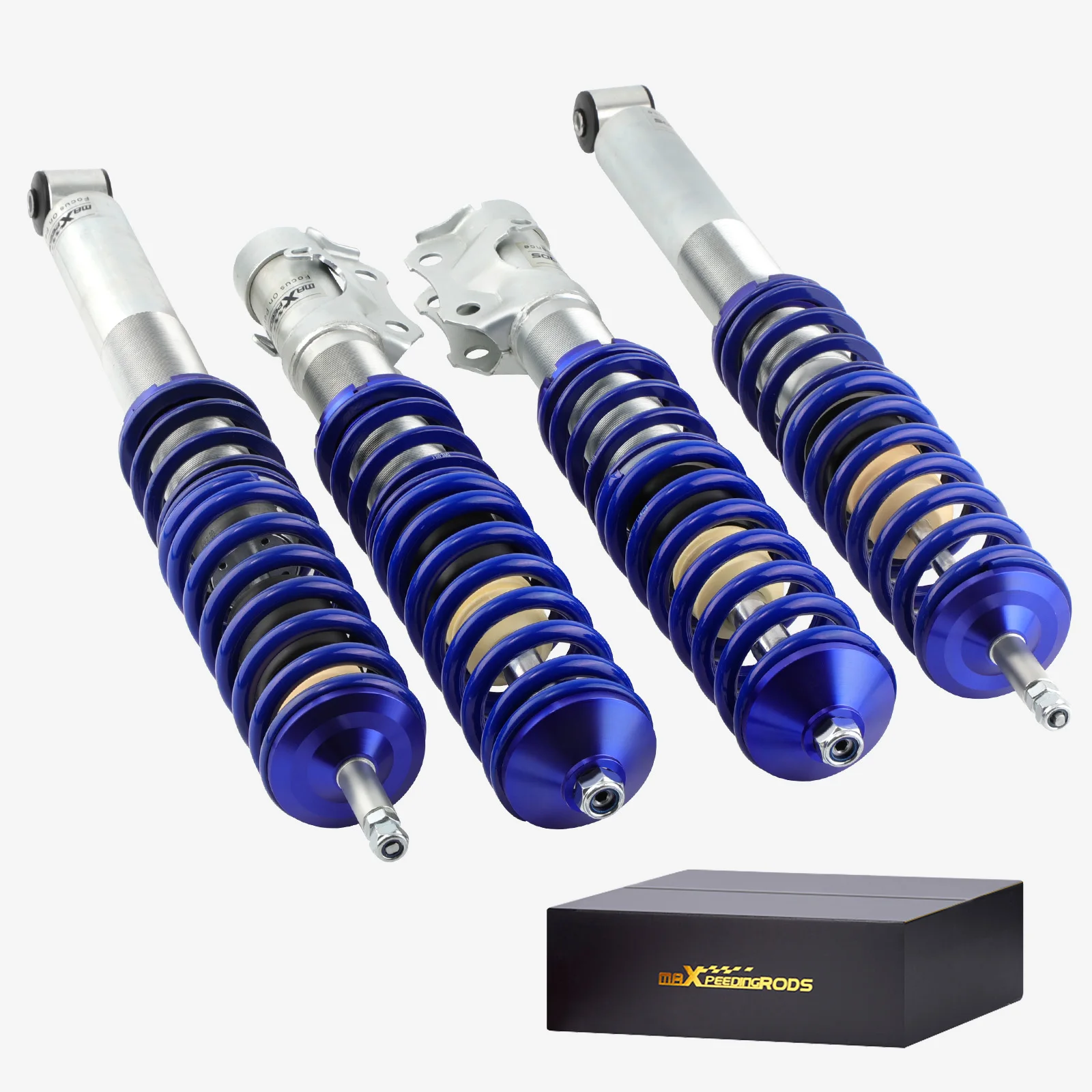 4PCS Coilovers Shock Struts Lowering Kit For Golf MK2 MK3 84-00 VW Jetta 84-98