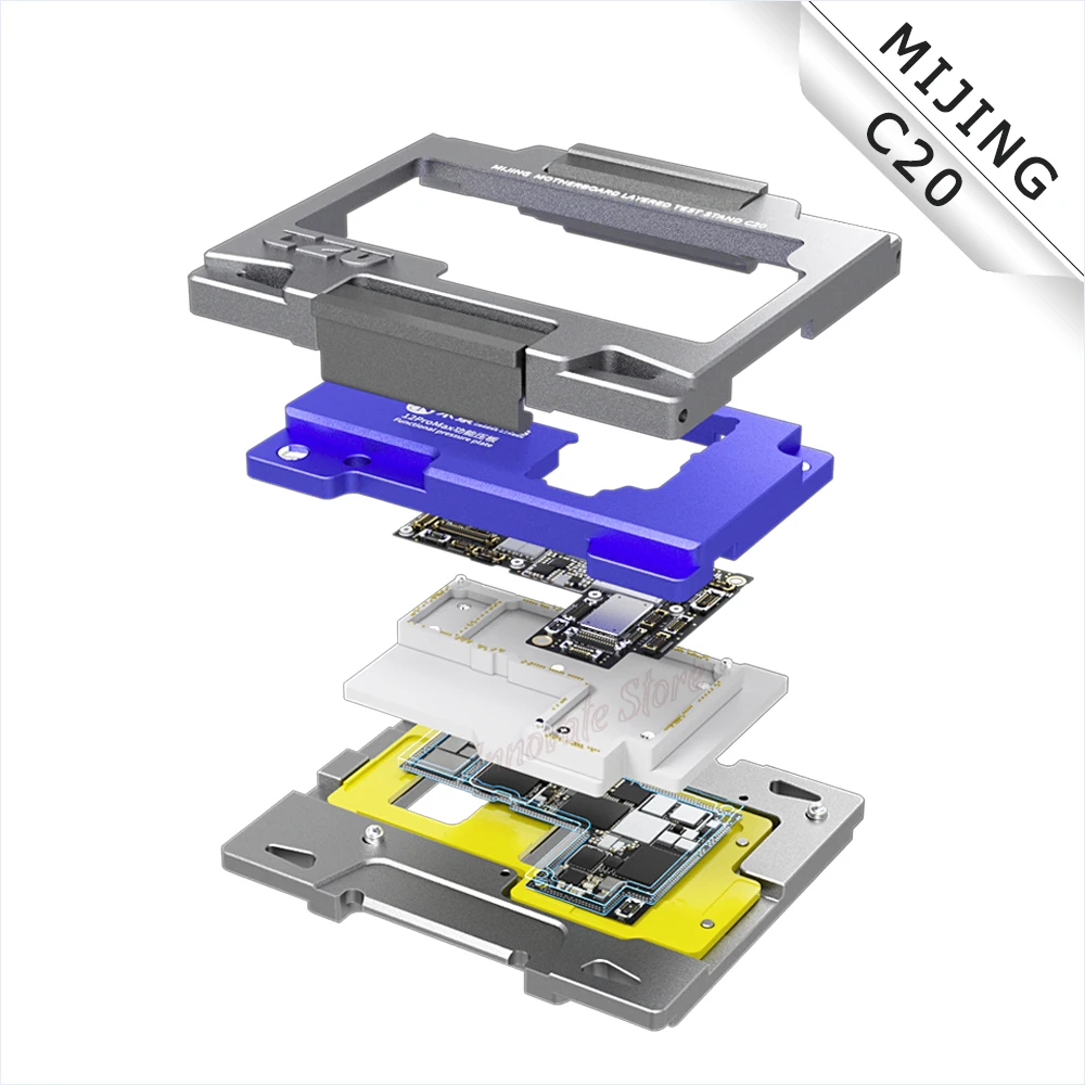 

Mainboard Layered Test Stand MIJING C20 4 in 1 Motherboard Soldering Repair Fixture Stand For iPhone 12Mini 12 Pro Max