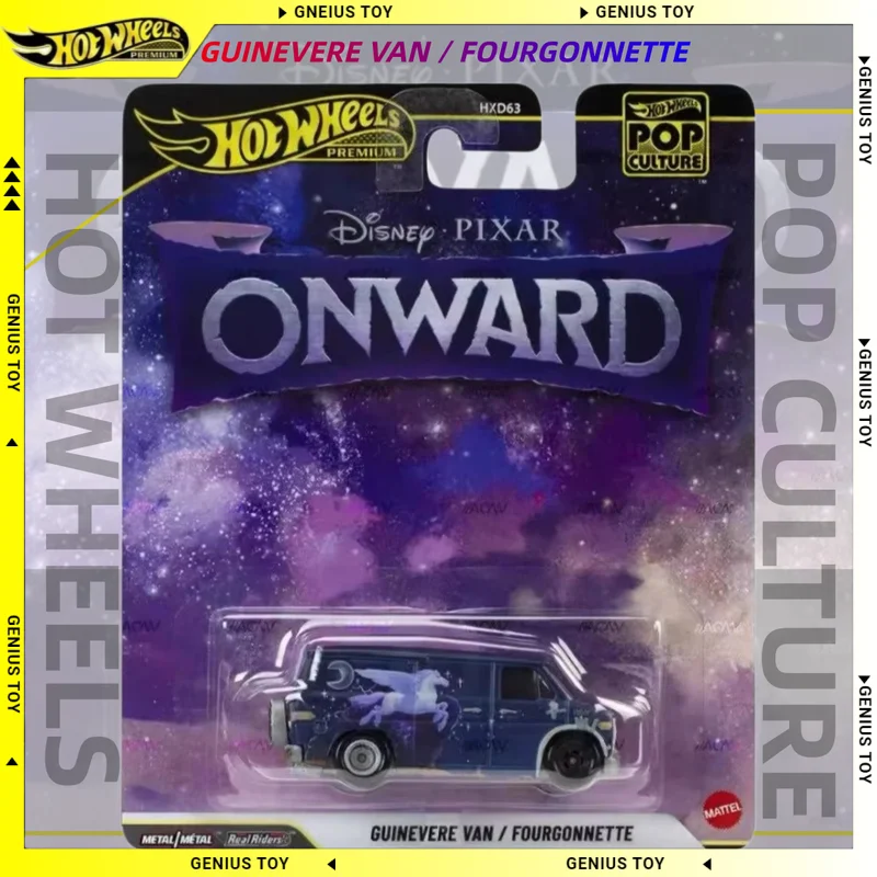 

Hot Wheels Premium Pop Culture Guinevere Van - Onward PIXAR 1:64 Diecast Alloy Metal Collectible Car Model Toys Car Fans Gifts