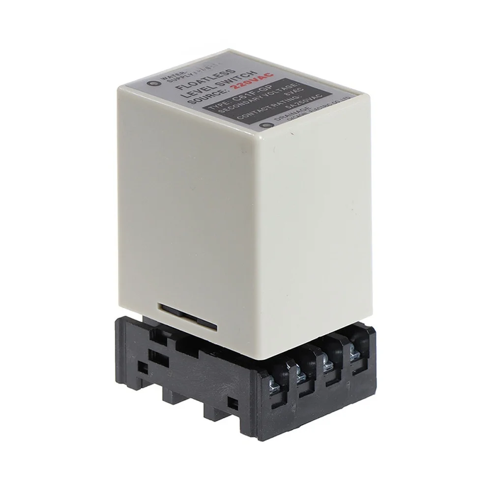 Water Level Relay Unit for C61F-GP Controller 220V AC Input 5A250VAC Load Capacity ABS and Metal Construction Robust