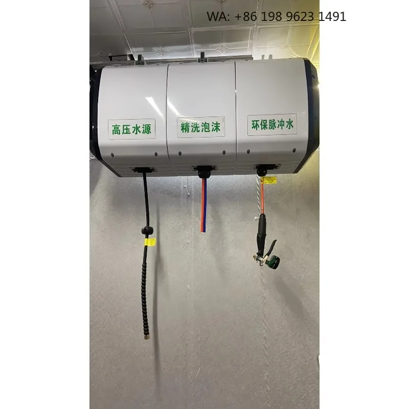Wholesale Car Wash Equipment Water/Air//High Pressure/Foam Hose Reel Combined Box Drum for Car Washing Shop