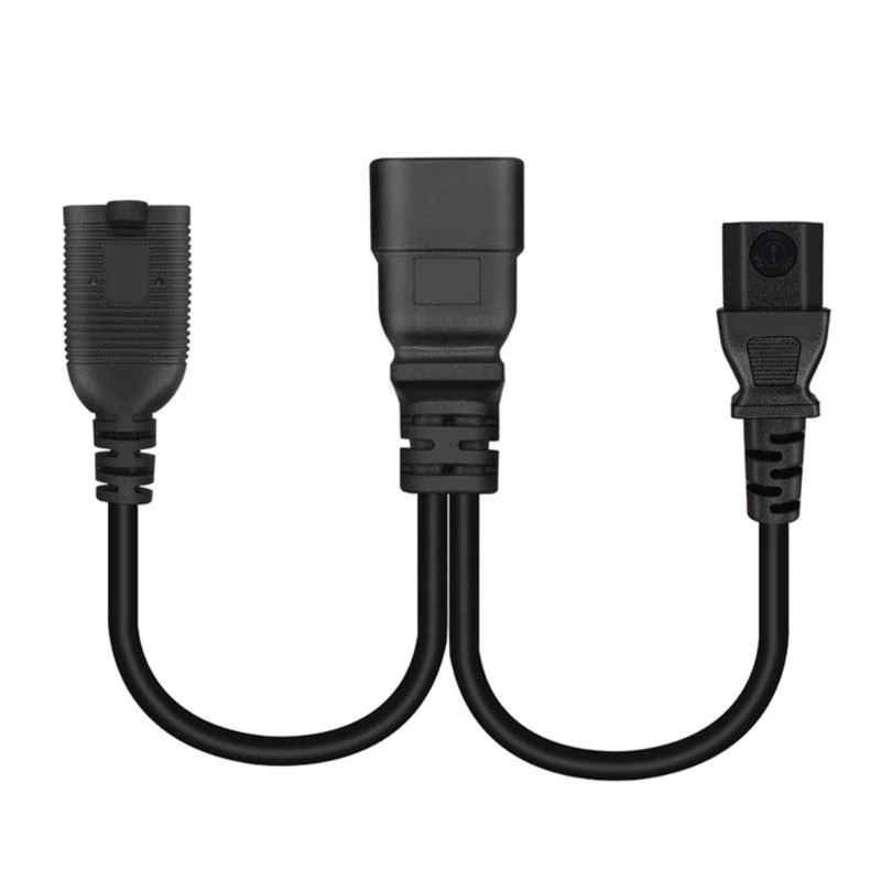 E56B Power Adapter Splitter Cable C20 to C13 & 5 Y Splitter Plug Converter Power Extension 0.32m Length Power Supply Cord