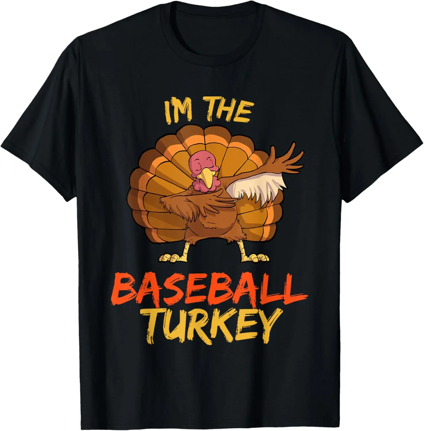 

Baseball Turkey Matching Family Group Thanksgiving Party PJ T-Shirt