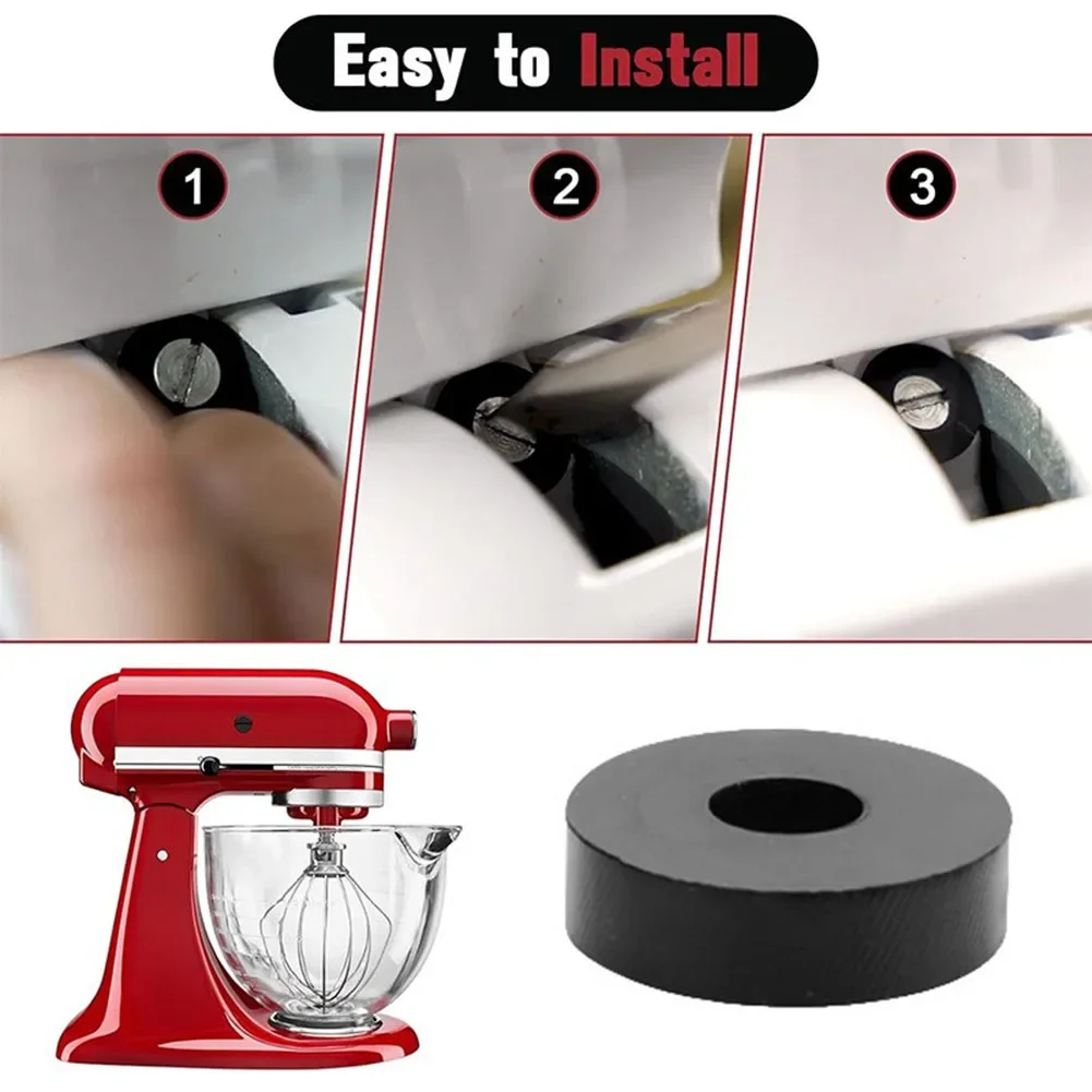 4-Pack Rubber Washers For KitchenAid Mixers For Kitchenaid Tilt Head Mixers Attachments Kitchen Accessories