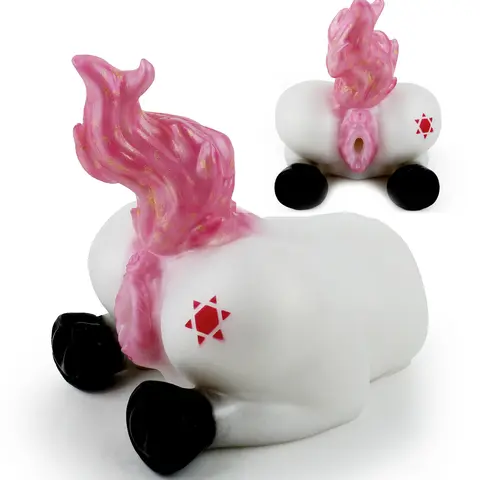 ELKKOST White Fantasy Big Ass Soft Silicone Male Masturbator Realistic Vagina Pocket Pussy Adult Onahole Penis Training Toys