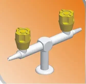vidric-1-2-3-4-方法実験室垂直壁タイプガスコック蛇口真鍮、ヒュームフードリモコンプラグバルブ供給タップ