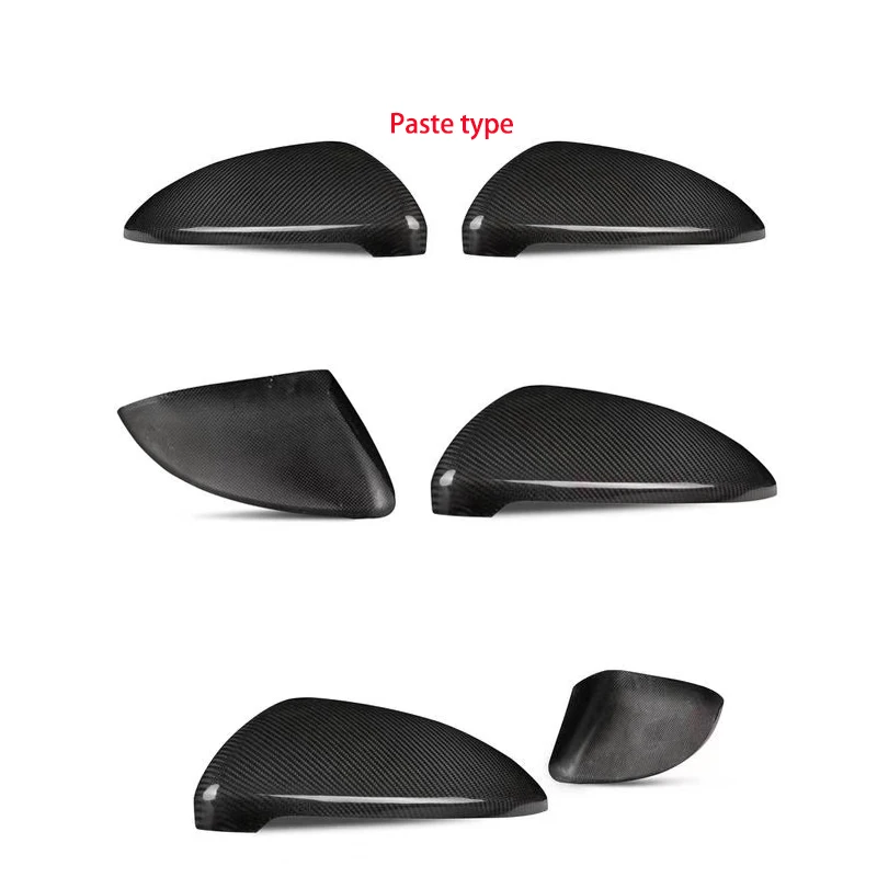 For Volkswagen Golf 7 mk7 Gti R Dry Carbon Fiber Side Rear View Mirror Cover  Golf 7 Full Carbon Fiber mirror caps 2014-2019