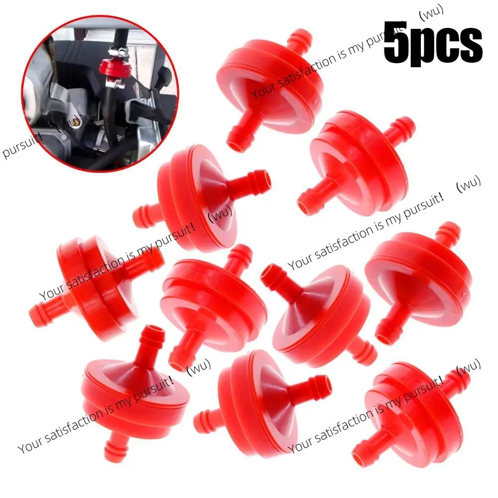 5Pcs Replacement Parts Lawn Mower Fuel Filtration, Garden Tools 1/4 