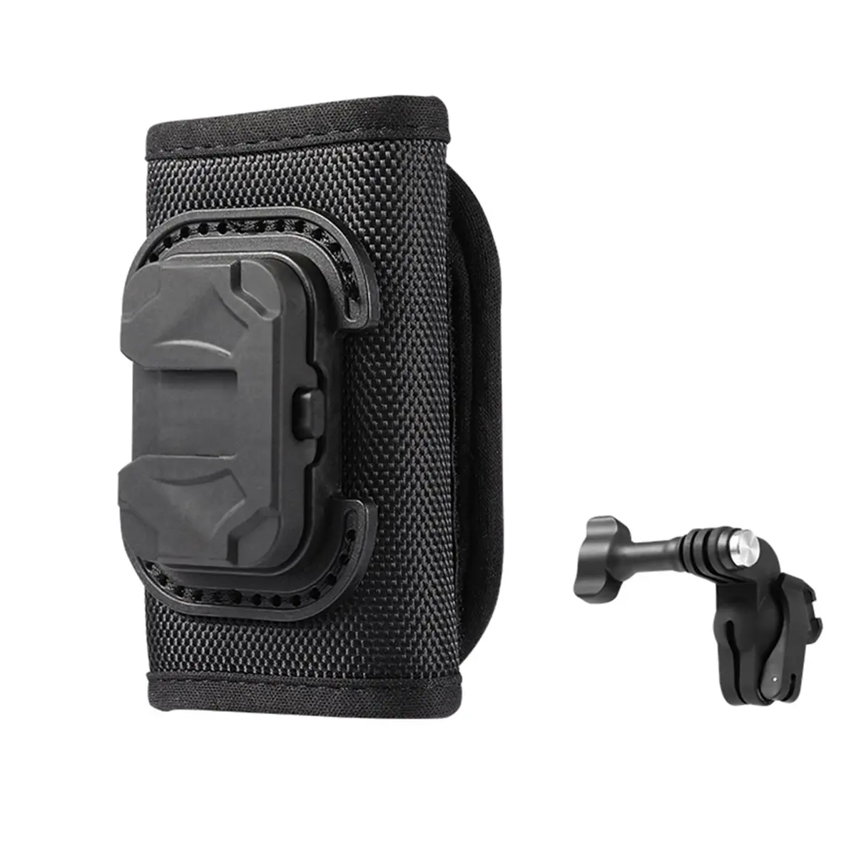 N86R Backpack Straps Clip Mount Rotation Adapter for Action Camera Holder Anti-Slip Vlog Bracket