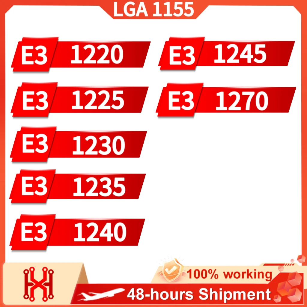 E3 1220 1225 1230 1235 1240 1245 1270 لـ LGA 1155 Xeon V1