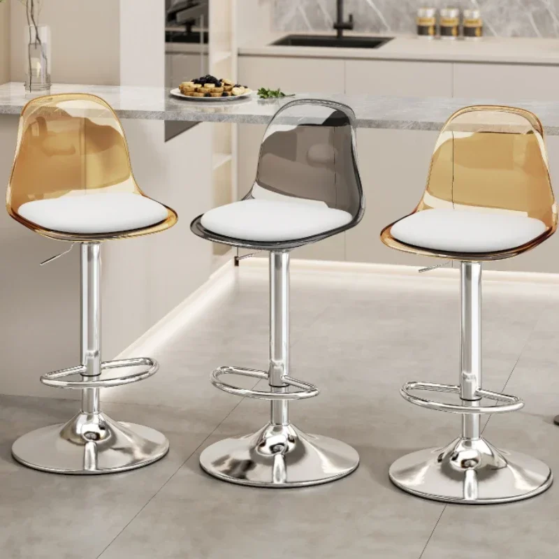 Mainstays Nordic Luxury Gaming Bar Designer Stools Make Up Modern Reception Kitchen Plastic Chair Sgabelli Da Bar Furnitures