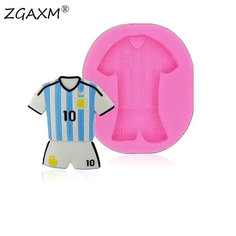 LM 112-top v neck jersey badge resin mold DIY Kawaii shaker Polymer Clay Epoxy Resin Silicone Mold Cake Chocolate Silicone Mold