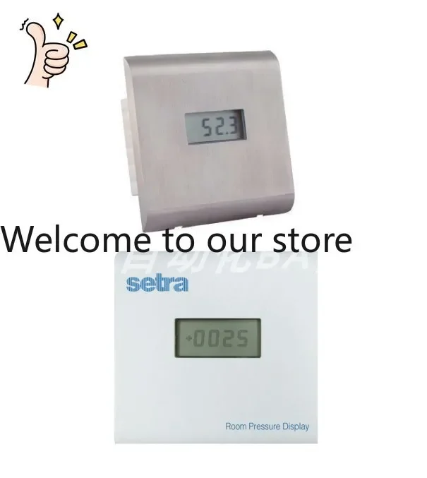 Genuine SETRA Seat SRPD Series Clean Room Indoor Pressure Display Meter Micro Differential Pressure Sensor Transmitter