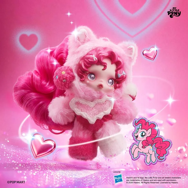 POP MART SKULLPANDA x My Little Pony Serie Blind Box Hangertje Trendy Vinyl Poppen Speelgoed Mystery Box Actiefiguur Verrassing Meisjes Cadeau