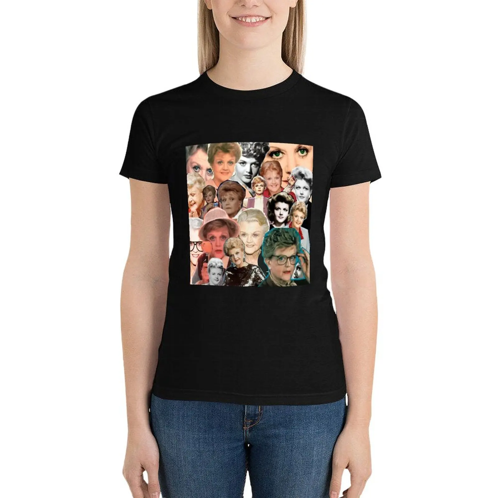 

Dial M for Murder She Wrote T-Shirt graphics korean fashion tees tshirts for Women