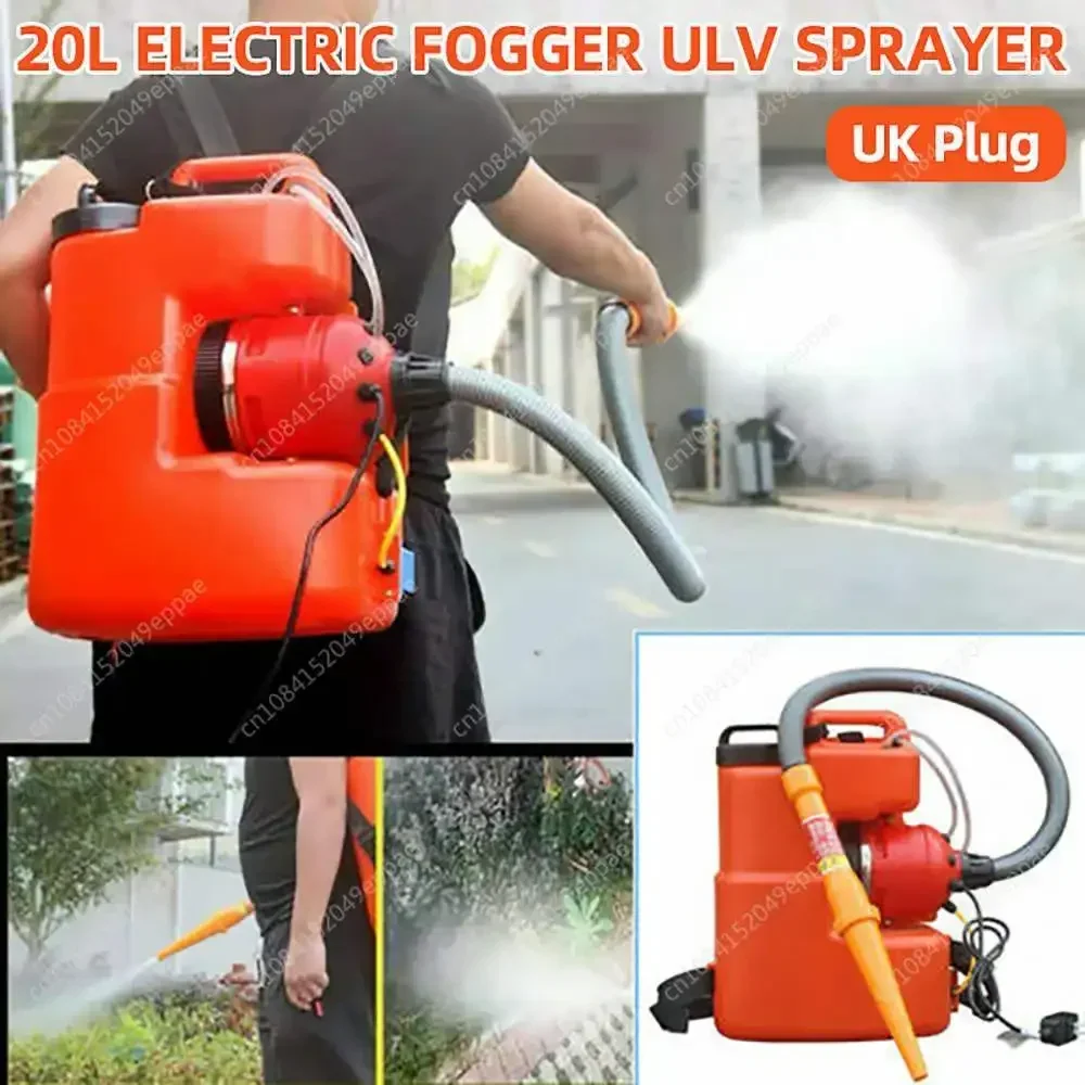 LISM 220V 20L Electric ULV Sprayer Ultra-Capacity Cold Fogging Disinfection Machine Atomizer Garden Water Sprayers