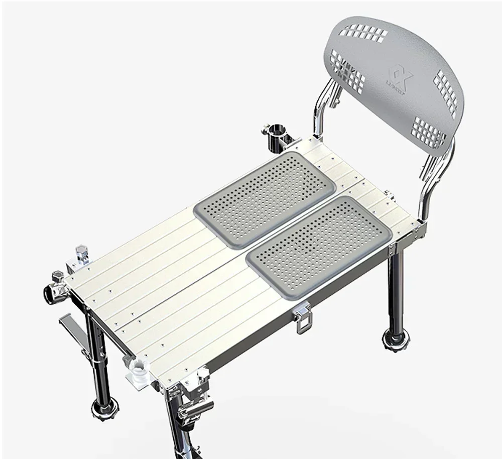 

New Fishing Platform Ultra Light and Thickened Portable Chair Aluminum Alloy Multifunctional Fishing In Water Mini Easy To Carry