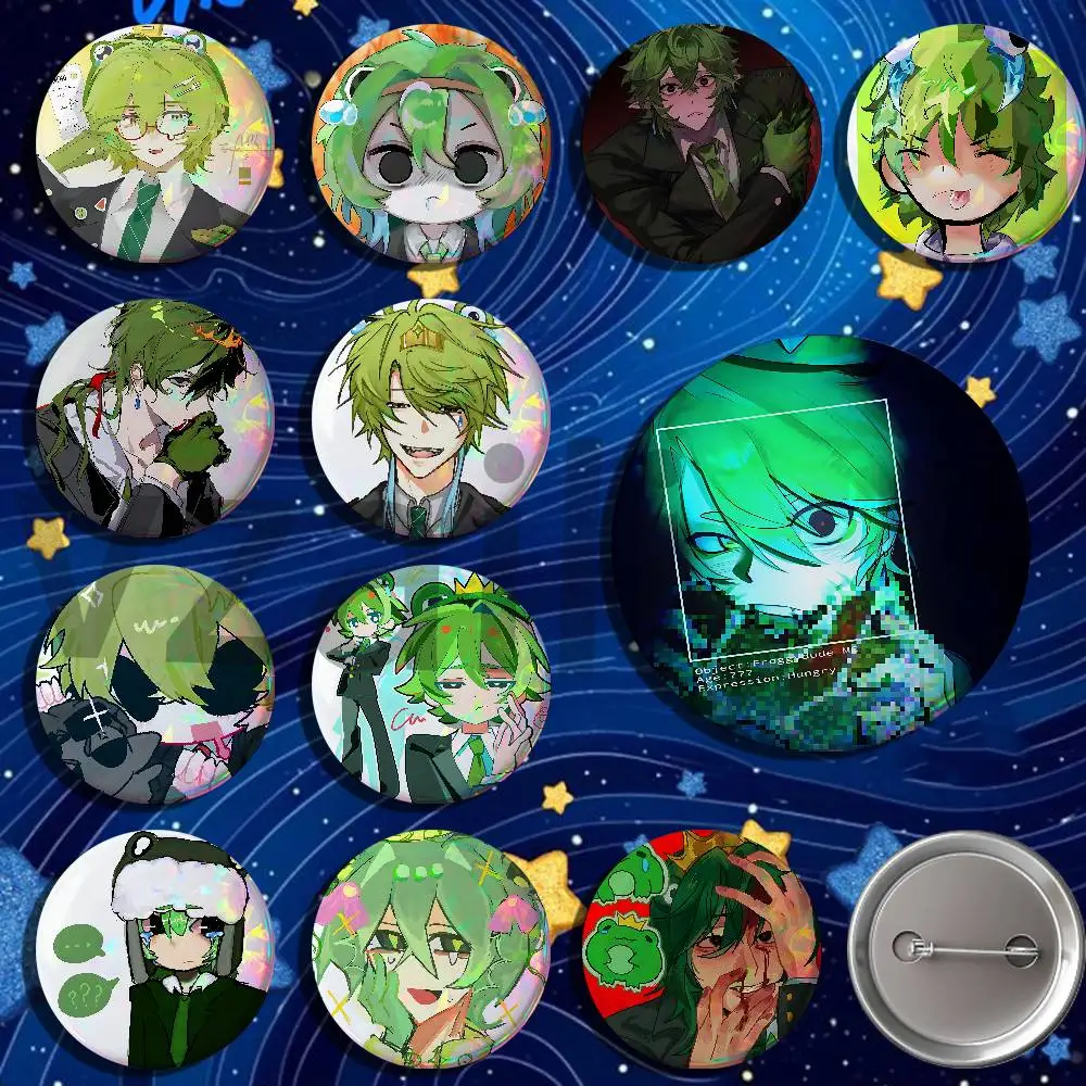 F-Froggydude Badges 25 32 44 58 75 mm Round Customizable Wholesale Fan goods Self-made fan freebies TH