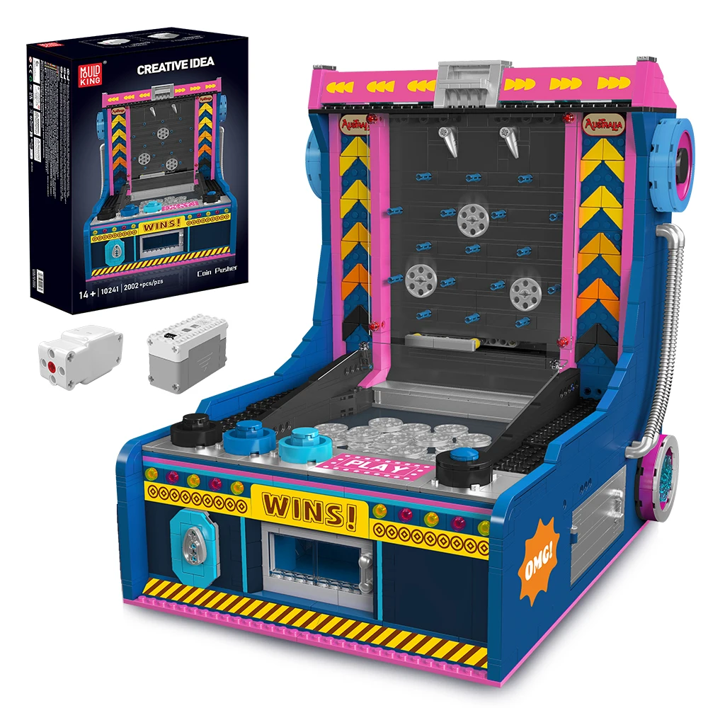 Mould King 10241 Kreatives Spielzeug Der MOC Motorisierte Münzschieber Baustein-Set Münzdozer Bausteine Kinder Weihnachtsgeschenk
