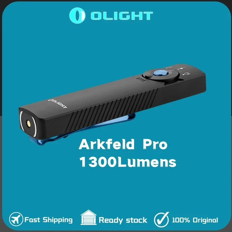 

Olight Arkfeld Pro 1300Lumens Rechargeable EDC UV and Laser Flashlight