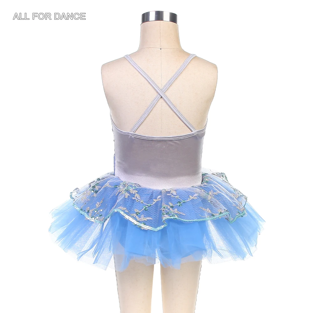 Costume de Ballet pour enfants, robe justaucorps bouffante de ballerine, jupe Tutu, vêtements de danse de spectacle pour filles, 15009