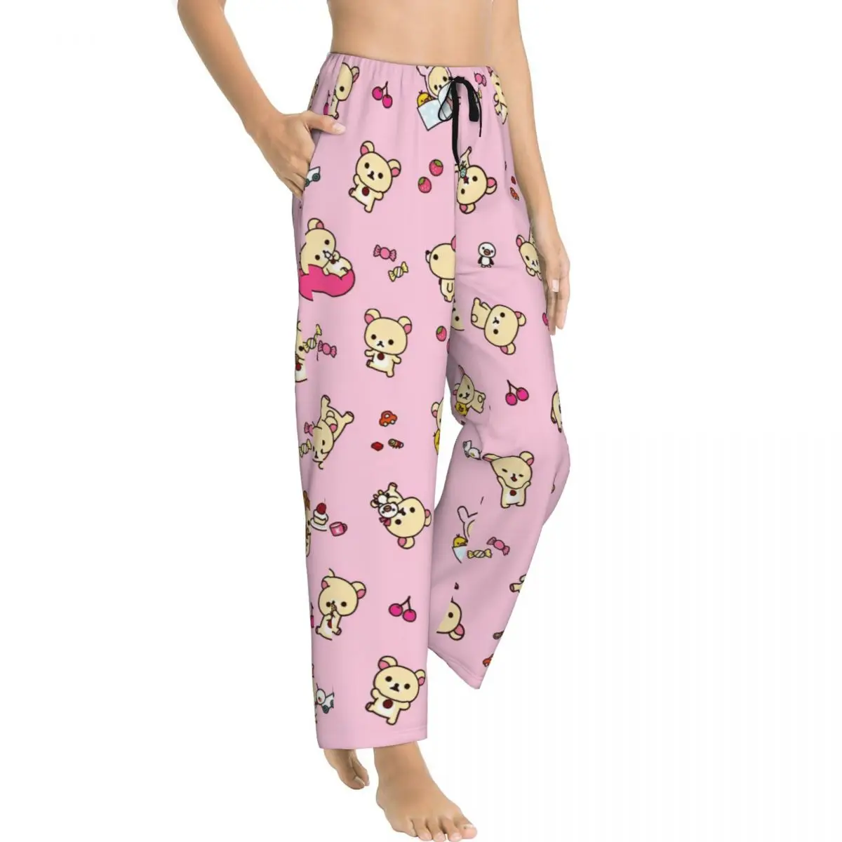Girl's Pajama Pants Rilakkumas Loungewear pants Comfy Sleep Bottoms Dorm