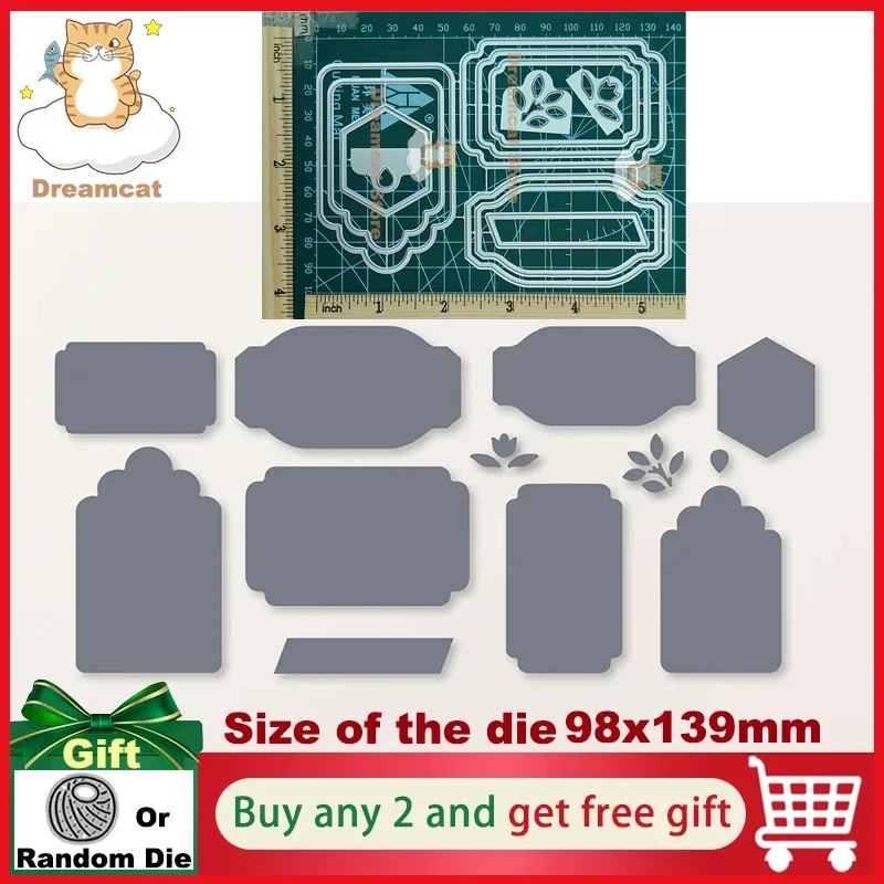 

Вкладки для этикеток Dreamcat, высечки, медицинские принадлежности, бирки, металлические штампы для скрапбукинга, Новое поступление 2024, тиснение альбома для бумажных карточек «сделай сам»