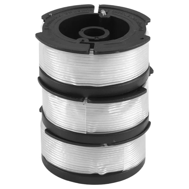 ABGG-3 Pack Trimmer Replacement Spool For BLACK+DECKER AF-100-3ZP 30Ft 0.065 Inch Trimmer Line