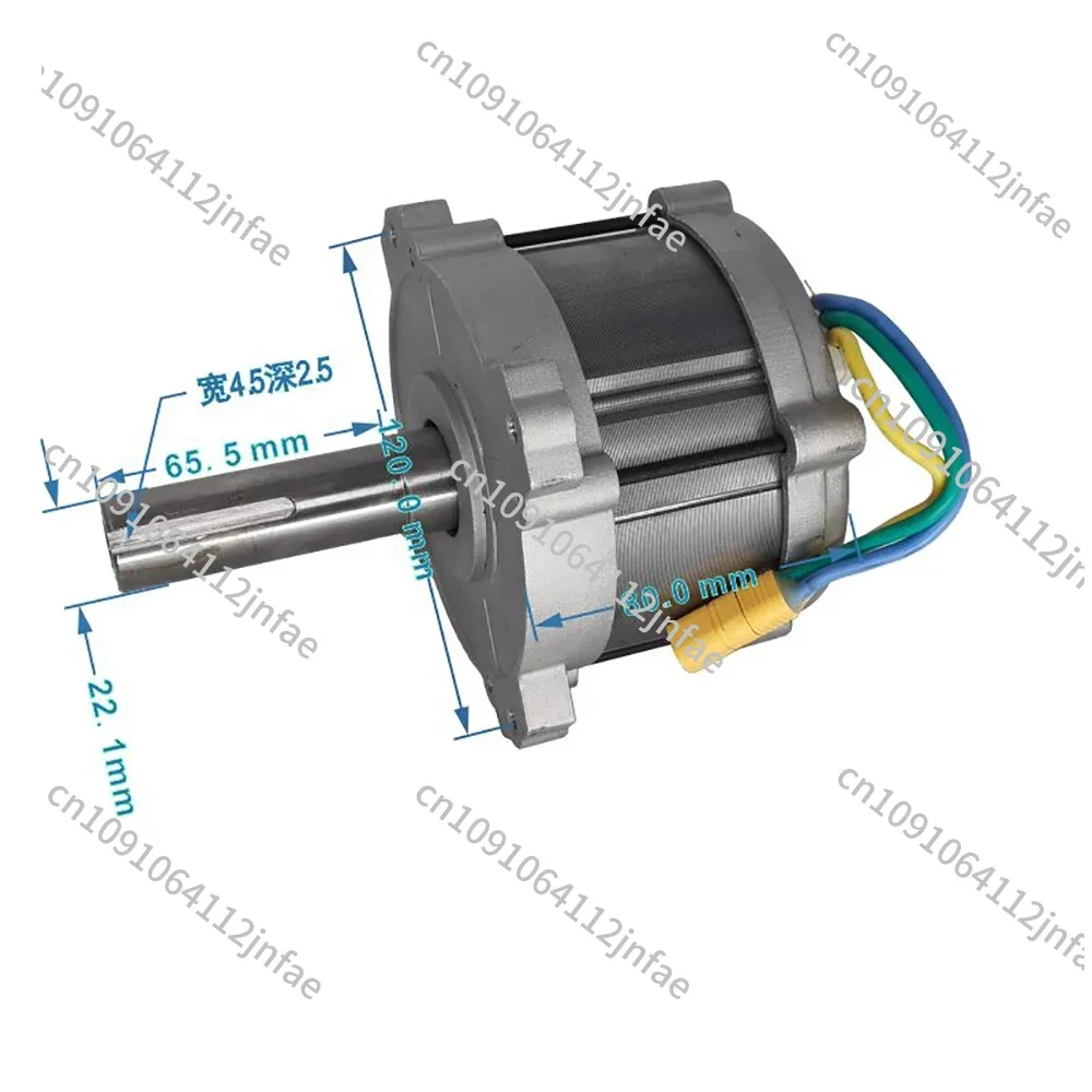 

Электрический двигатель газонокосилки 900 Вт, 2,75 кг, DIY ветроприводный генератор, 36 В, бесщеточный двигатель, сильная магнитная сила, пропеллер для лодки