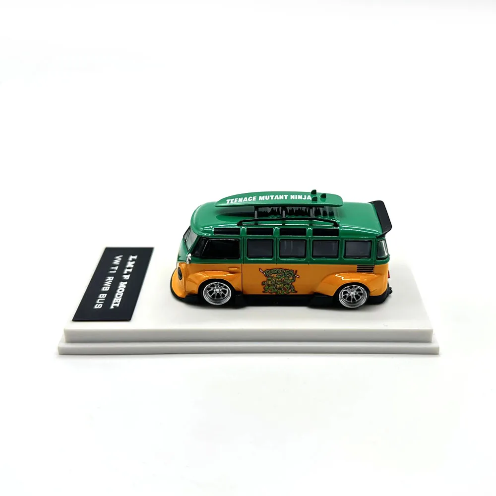 

2 Color * 1:64 Scale Die-Cast Model Car Rwb Van Bus Wagon Birthday Alloy Gift Toy Collection Scene Matching