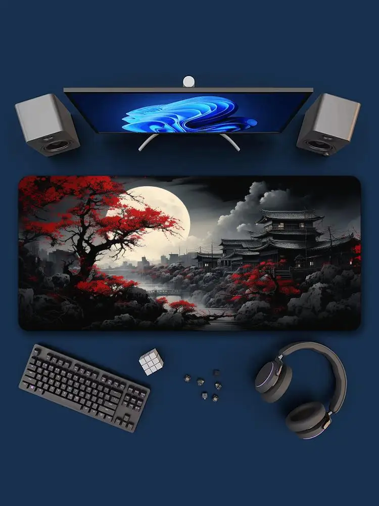 Mairuige Grand tapis de souris antidérapant et durable
