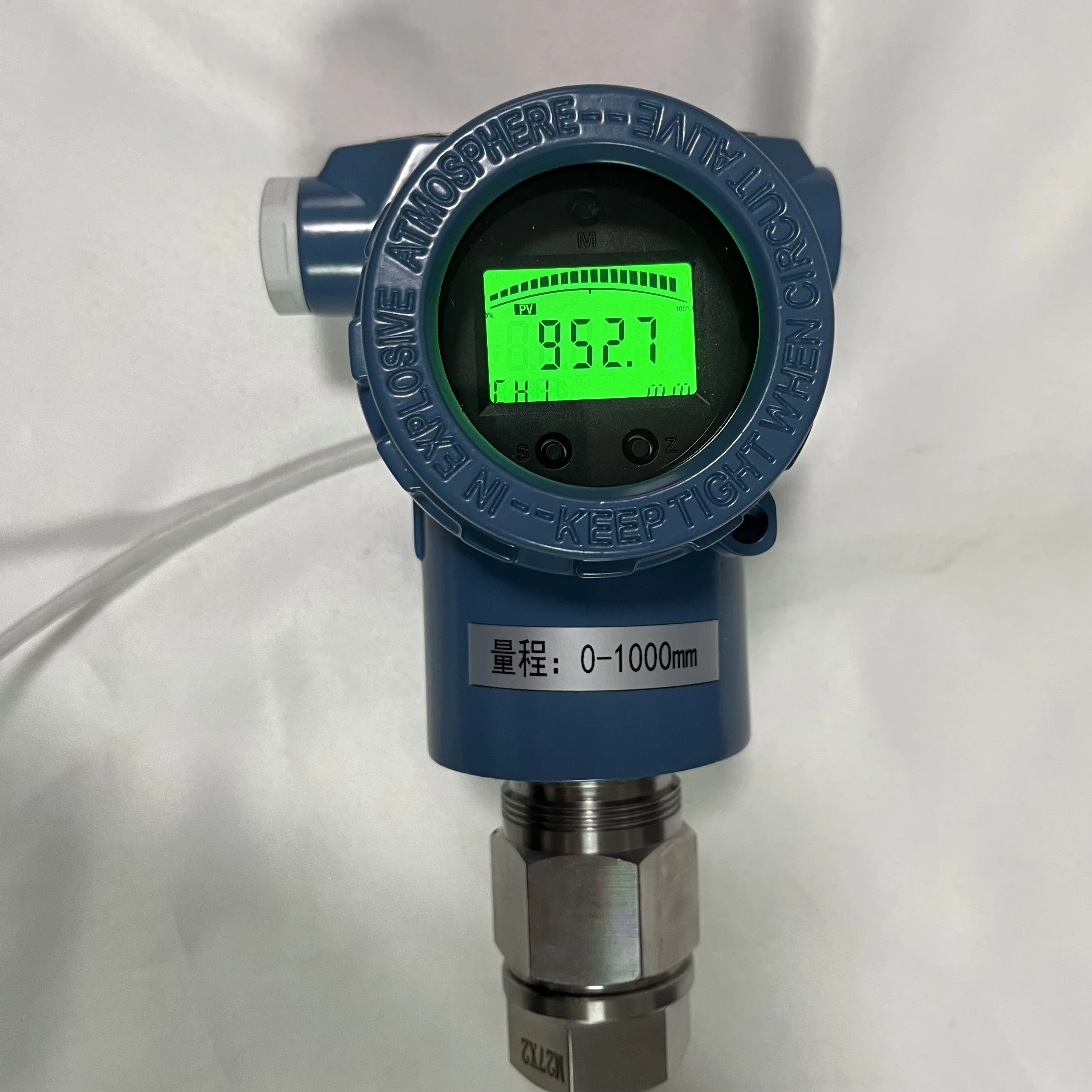 Magnetostrictive Liquid Level Transmitter diesel Magnetostriction tank Gauge Double Float Dual Level Oil and Water Level Sensor