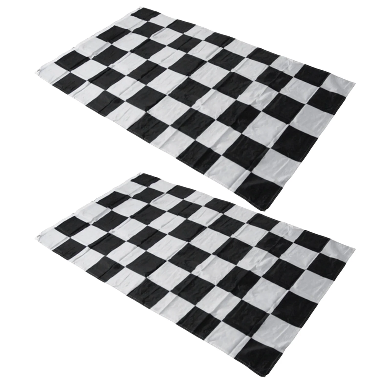 

2Pcs 39x24 Inch Checkered Racing Flags Easy to Carry and Use for Outdoor Racing Activities Race Flag Banner Checkered Racingflag