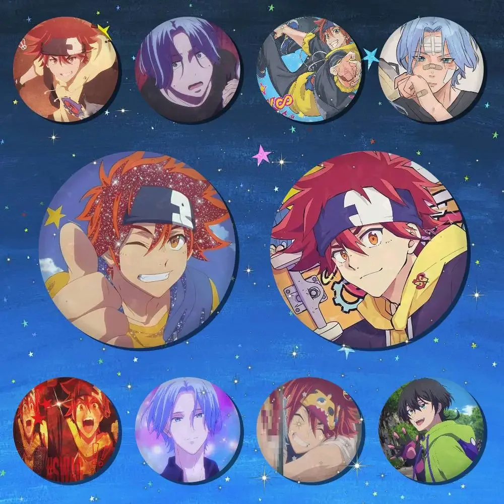 A-S-sk8 The Infinity Anime Round Badges, Brooches, Clothing Accessories, Birthday Gifts, Anime Conventions