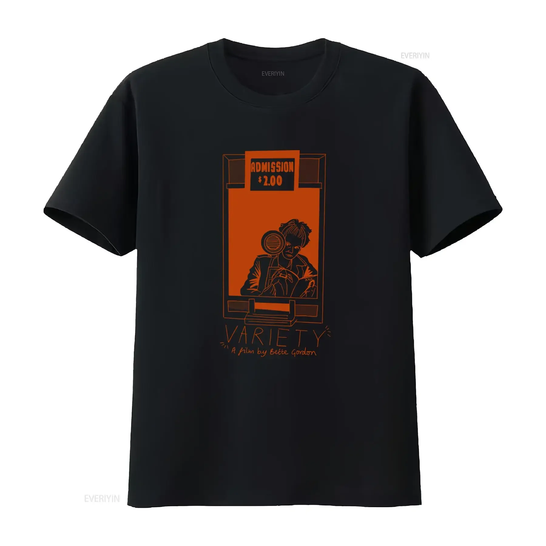 Variety Bette Gordon Feminist Film Nan Goldin T Shirt Retro Cinema Design Soft Fabric Comfortable Fit vintage Washed