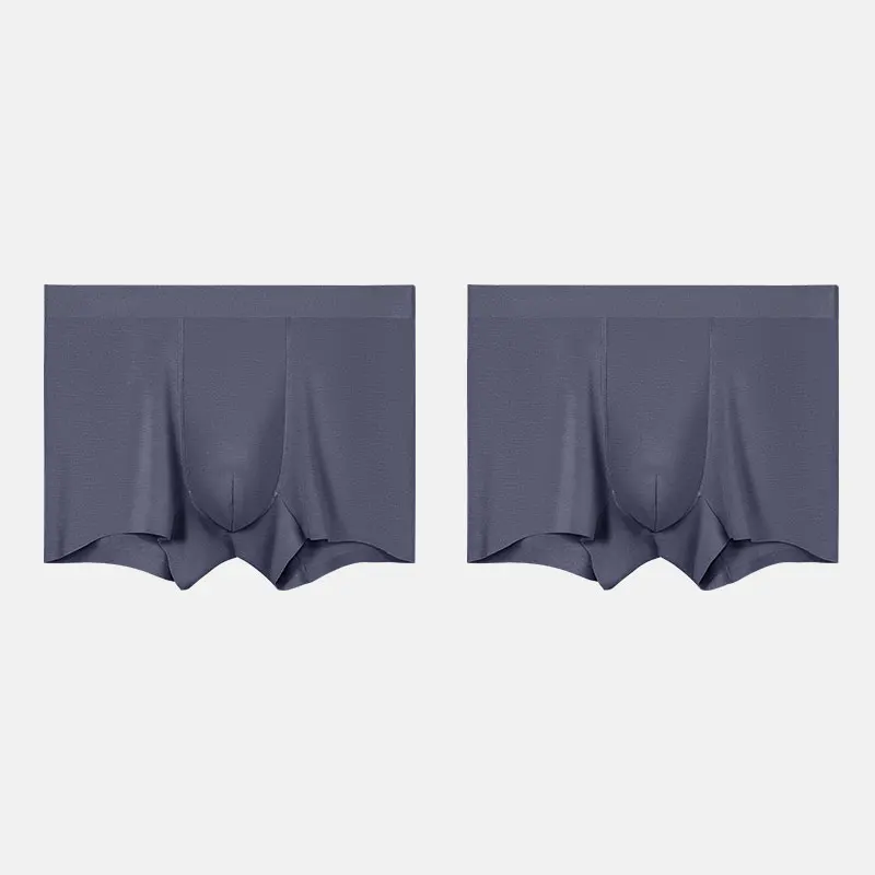 

2 шт. мужское нижнее белье модальные трусы-боксеры бесшовные антибактериальные летние тонкие дышащие шорты