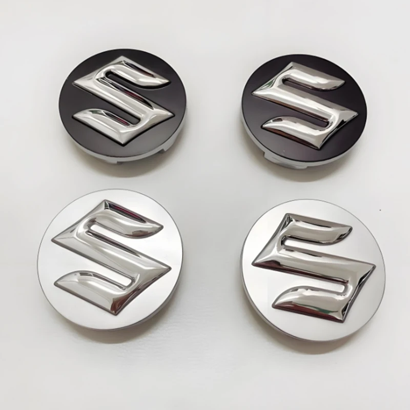 4Pc ABS 54mm Kołpak koła samochodowego Osłony piasty Emblemat Odznaka Akcesoria Do Suzuki New Alto Swift Tianyu SX4 Shangyue Ruiqi Baleno