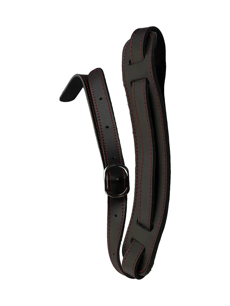 Brand New Hot Sale Guitar Strap Vintage Acoustic Electric Adjustable Black Classical Guitar Heavy Duty Leather High Quality - view 4