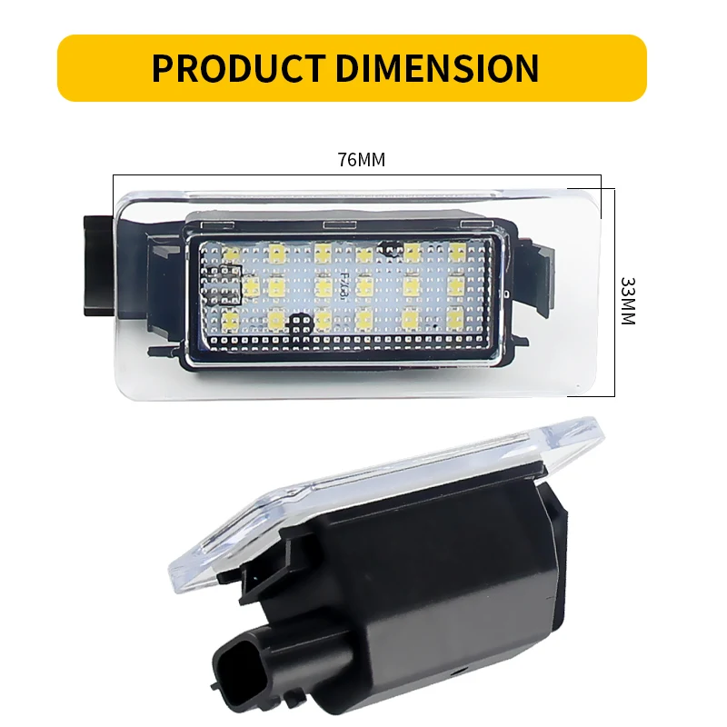 2PCS LED License Plate Light for Nissan Altima Rogue Sentra Versa 2019-2023 Canbus Error Free for Suzuki Suzuki 2016 265108990E